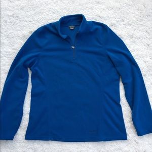 Eddie Bauer quarter zip fleece jacket